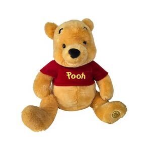 RARE 2005 80th Anniversary Disney Winnie the Pooh Plush Stuffed Bear GIANT 24"